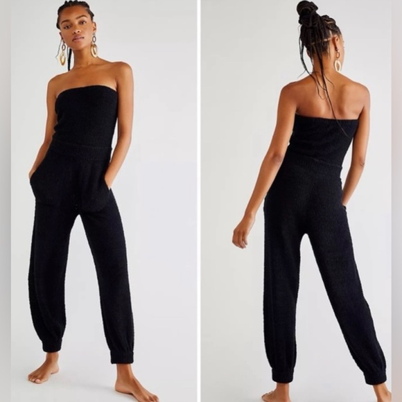 NWOT FREE PEOPLE BEACH CLAIRE JUMPSUIT WITH POCKETS LARGE